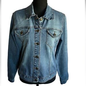 denim a Trucker Style Jean Jacket Size M